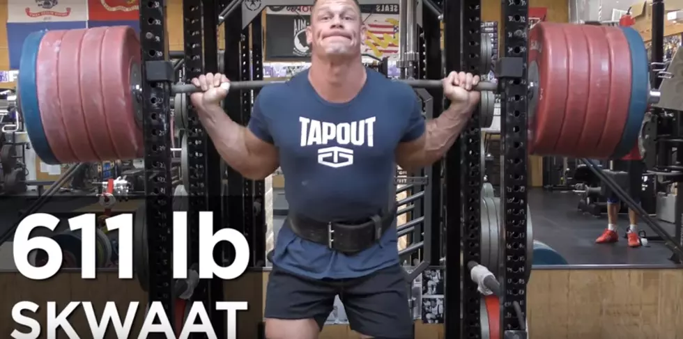 WWE Superstar John Cena Just Squatted Over 600 Pounds [VIDEO]