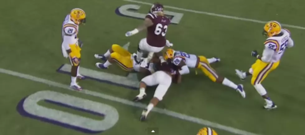 State Center Dillon Day Suspended for Stomping on LSU Players