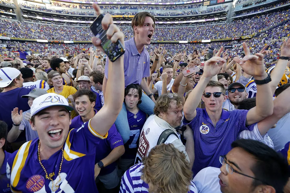 LSU Football Fined $100k for Fans Rushing The Field After Georgia Game