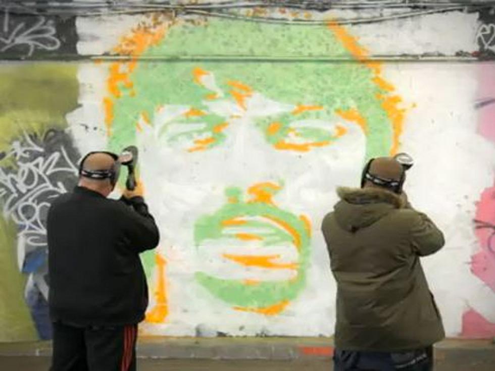 Amazing Graffiti Portraits Created With Paintball Guns [VIDEO]