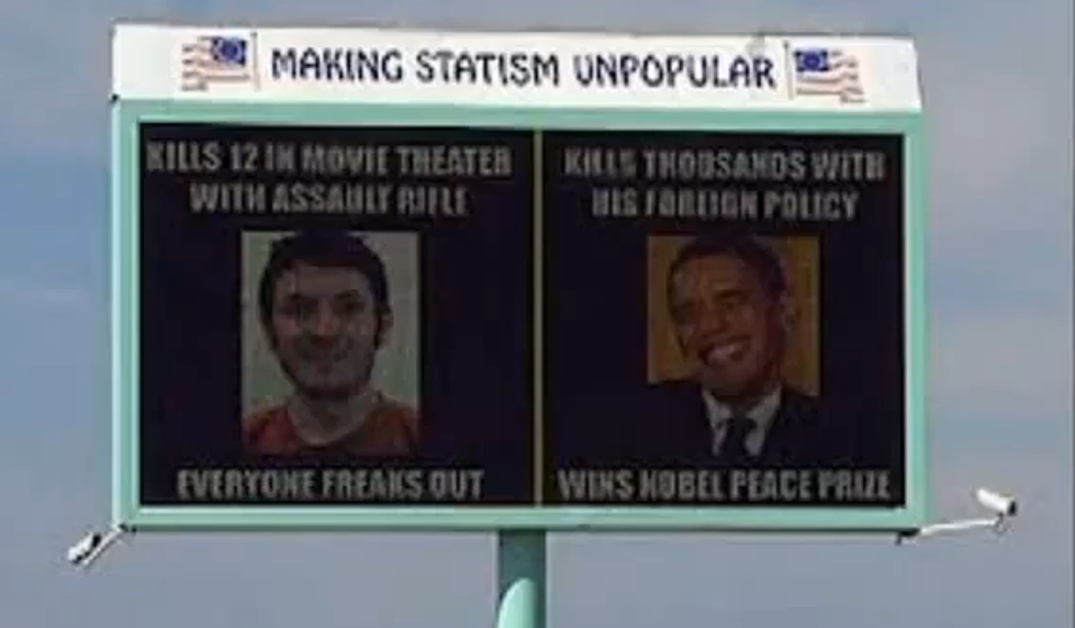 Billboard Compares Obama to Theater Shooter [POLL/VIDEO]