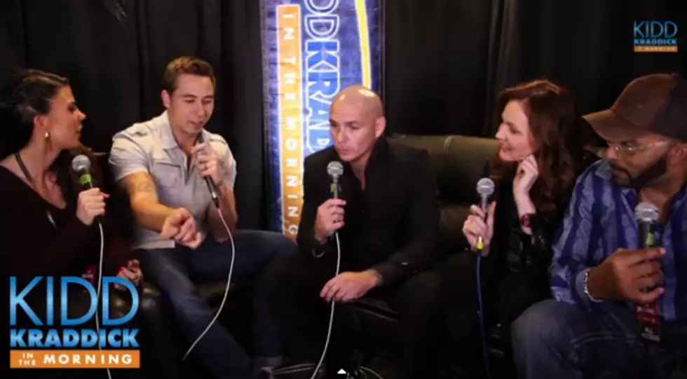 Kidd Kraddick in the Morning Backstage With Pitbull [VIDEO]
