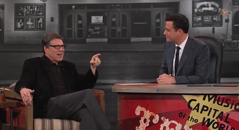Governor Perry Asked By Jimmy Kimmel About Decriminalizing Marijuana [VIDEO + POLL]