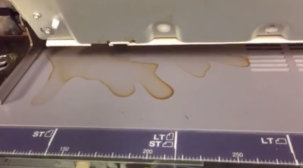 A Coffee + Door By Printer = Broken Office Printer [VIDEO]
