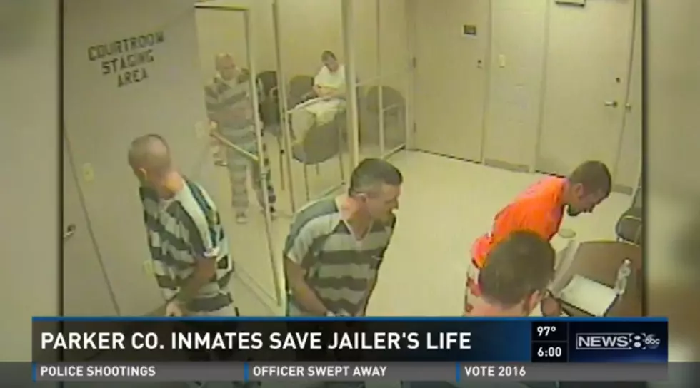 Inmates Escape To Help Jailer