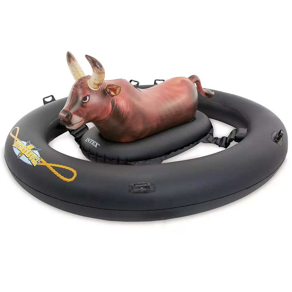 Inflat-a-bull Pool Toy Perfect for Texas Summers