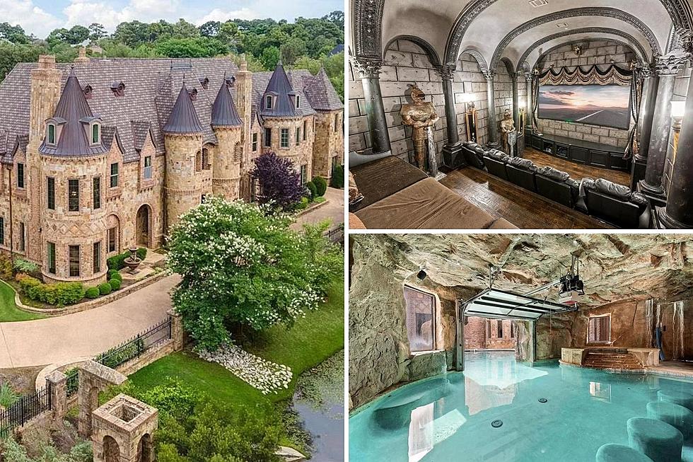 Armored Statues Guard The Media Room In This Southlake Castle That’s For Sale