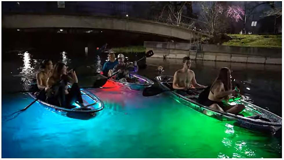 Crystal Clear Kayaks Light Up Central Texas Waterways At Night