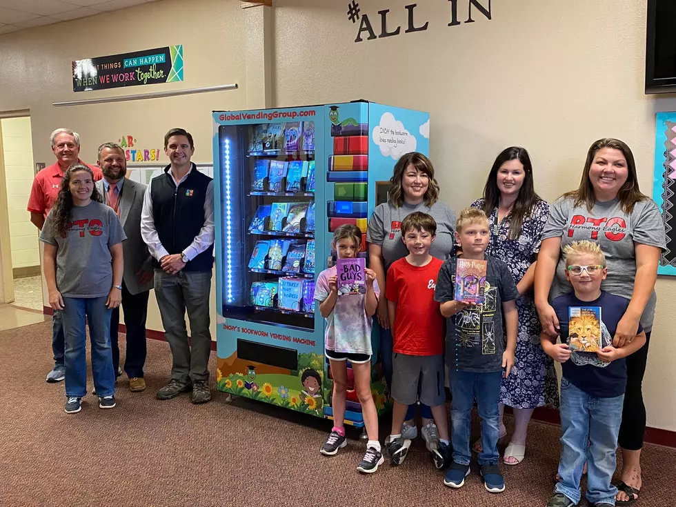 Harmony ISD Students Can Now Choose Books From A New Vending Machine