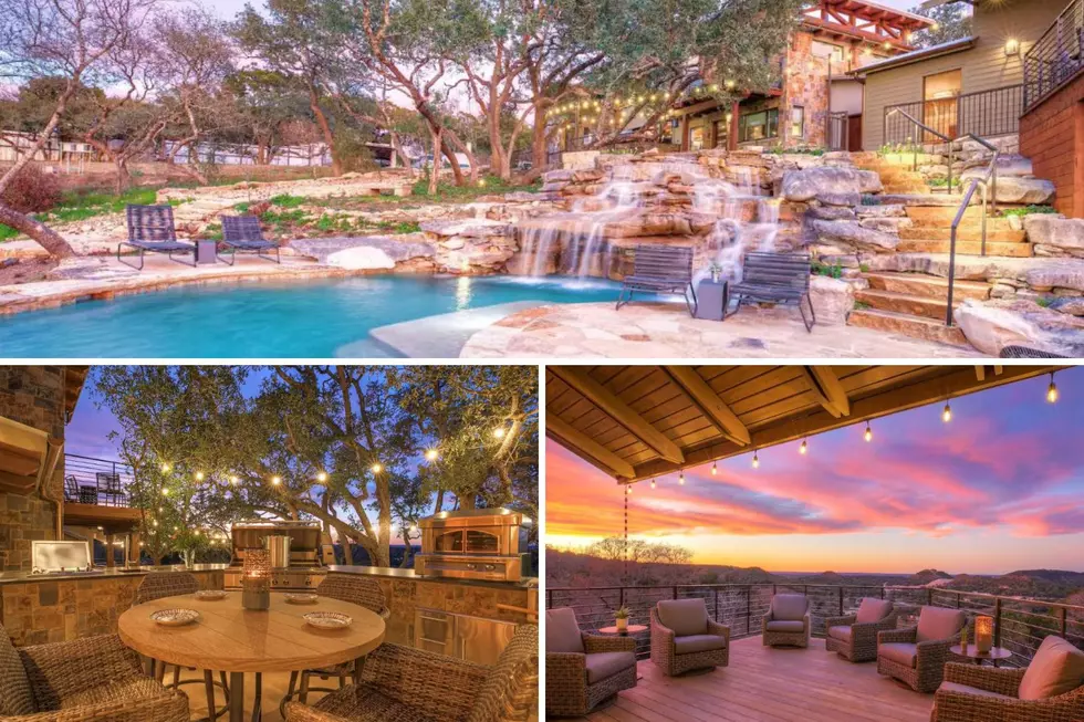 Luxurious Texas Hill Country Villa Has Split-Level Pool + Views