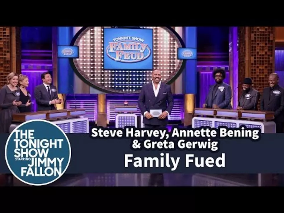 Steve Harvey Takes The Family Fued To The Tonight Show