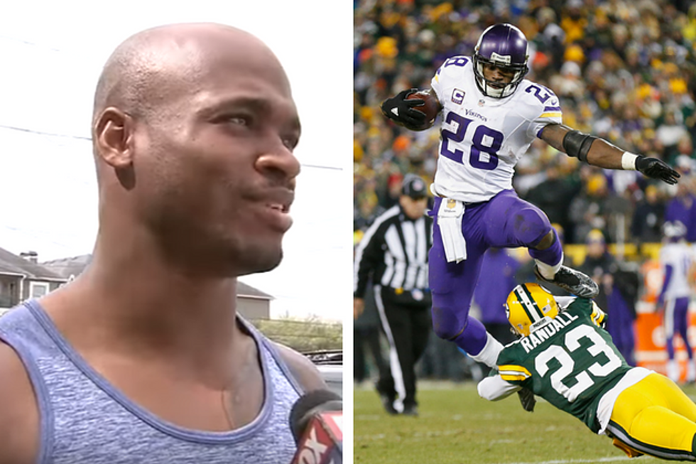 Reporter in Houston Interviews Adrian Peterson, Doesn&#8217;t Know It&#8217;s Him