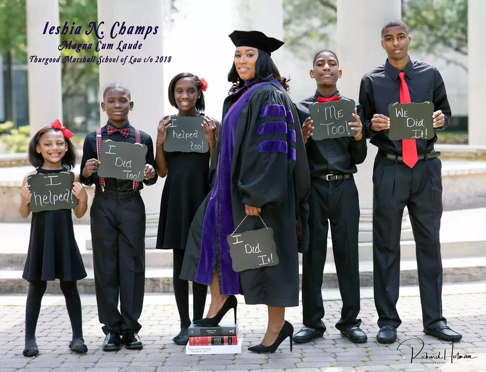No Test No Testimony!  Single Mother Of 5 Is Graduating From Law School