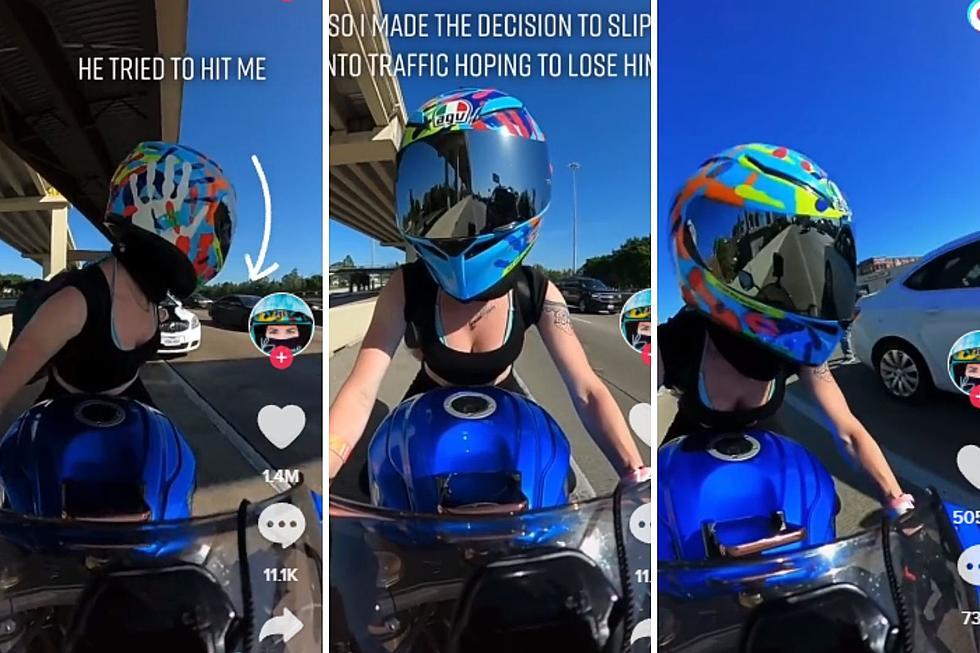 Biker Records Road Rage As She’s Chased Through Traffic In Houston, Texas