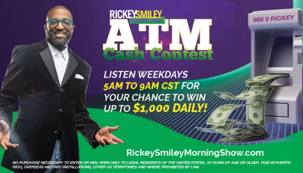 Rickey Smiley&#8217;s ATM Cash Contest Has MORE Cash For You To Win East Texas!