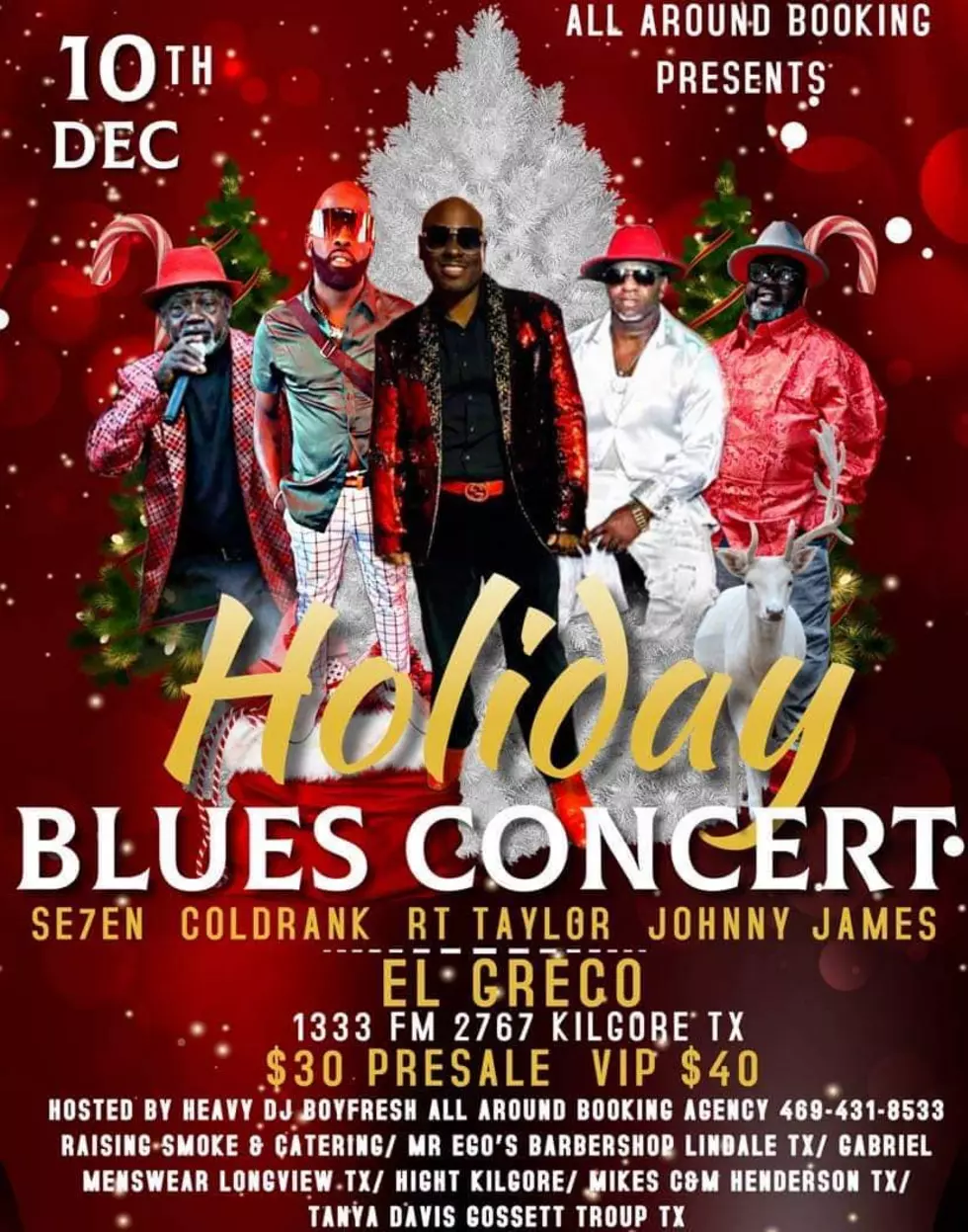 Win Your Way In To The Holiday Blues Concert Coming To Kilgore, TX