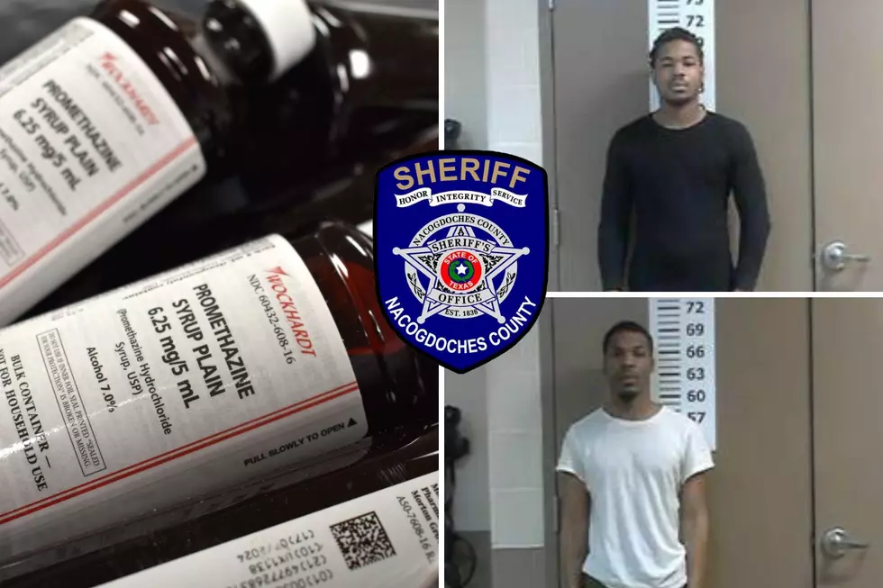 2 Men Arrested After 31 Gallons Of “Lean” Seized in East Texas