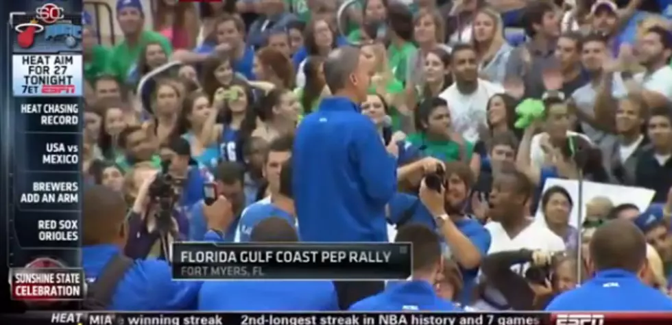 ESPN Shows Footage From Live Pep Rally As Students Chant ‘F@%K the Gators’