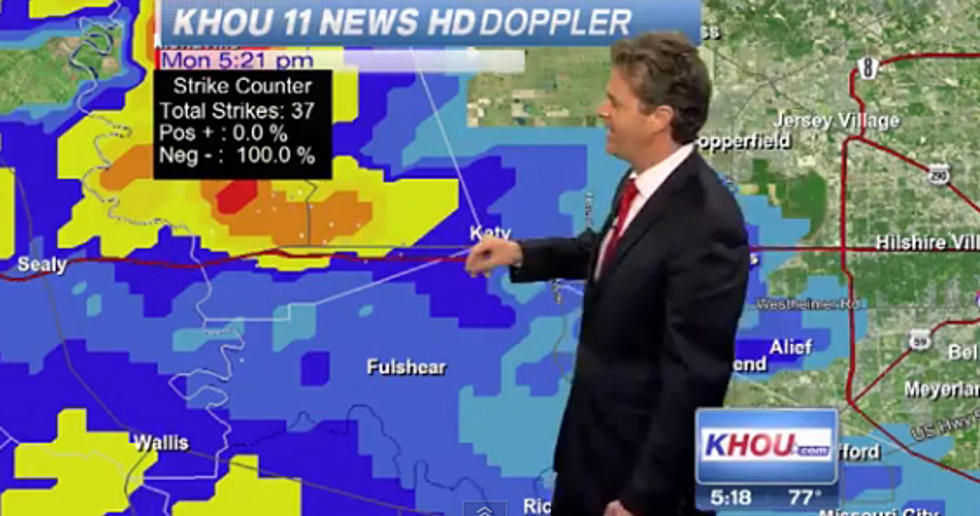 Houston Weatherman Battles Hiccups on the Air [VIDEO]