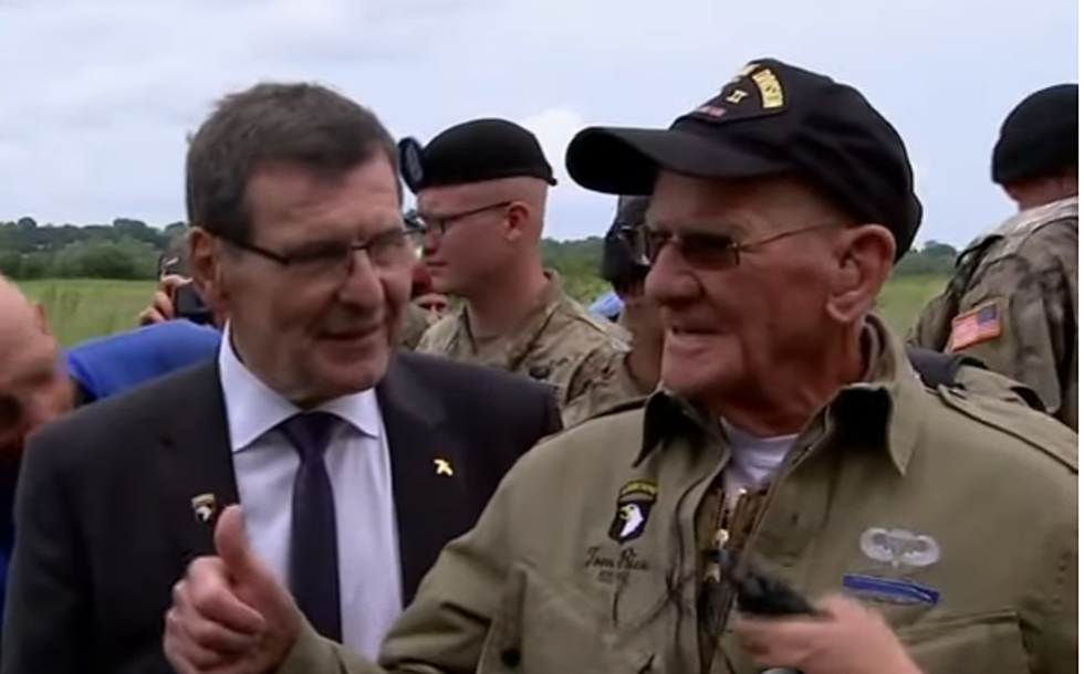 97-year-old Vet and D-Day Survivor Jumps Into Normandy...Again
