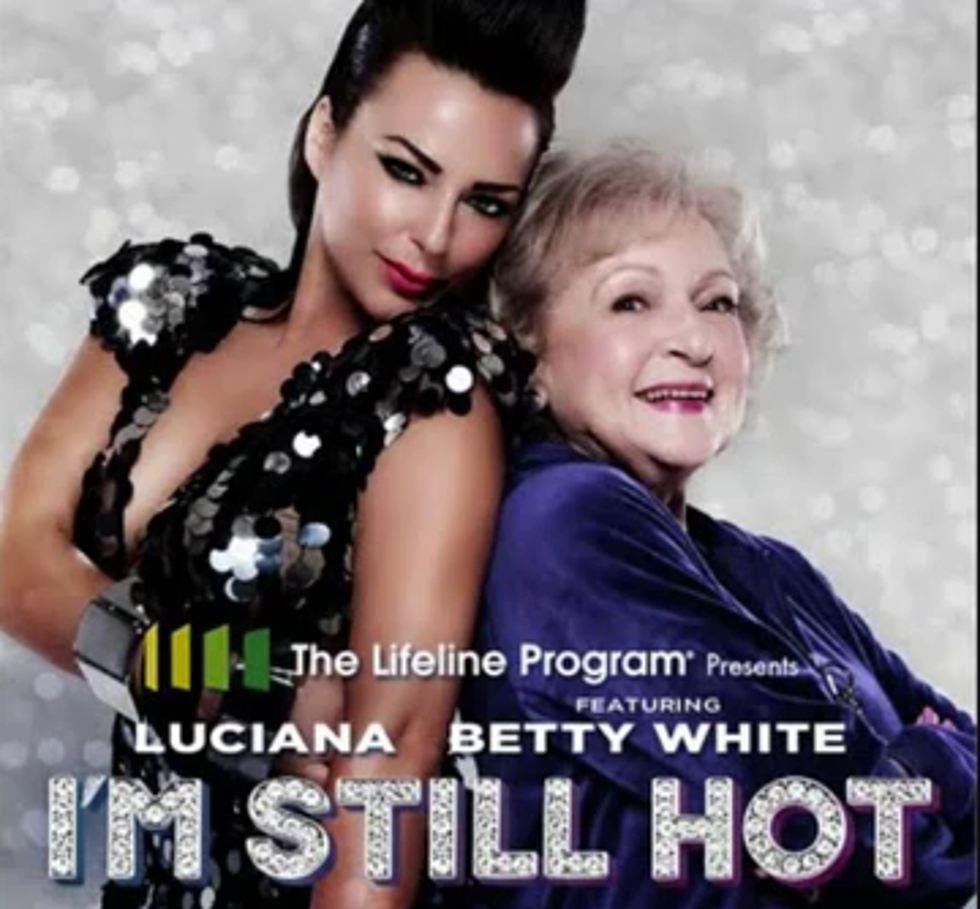 Betty White Hot on the Mic for Luciana [VIDEO]