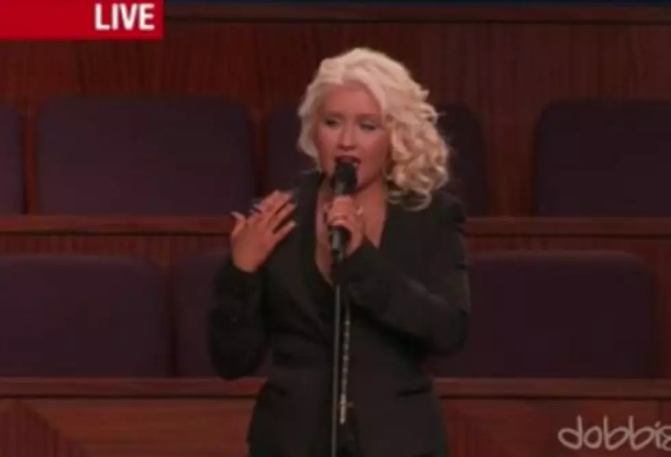 Christina Aguilera Performed “At Last” at Etta James Funeral [VIDEO]