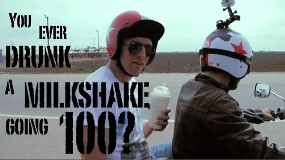 100 MPH Milkshake Chug [VIDEO]
