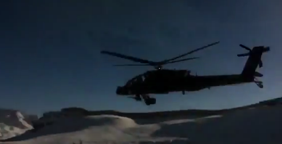 Check Out This AH-64 Apache Helicopter Crash Caught on Tape [VIDEO] NSFW