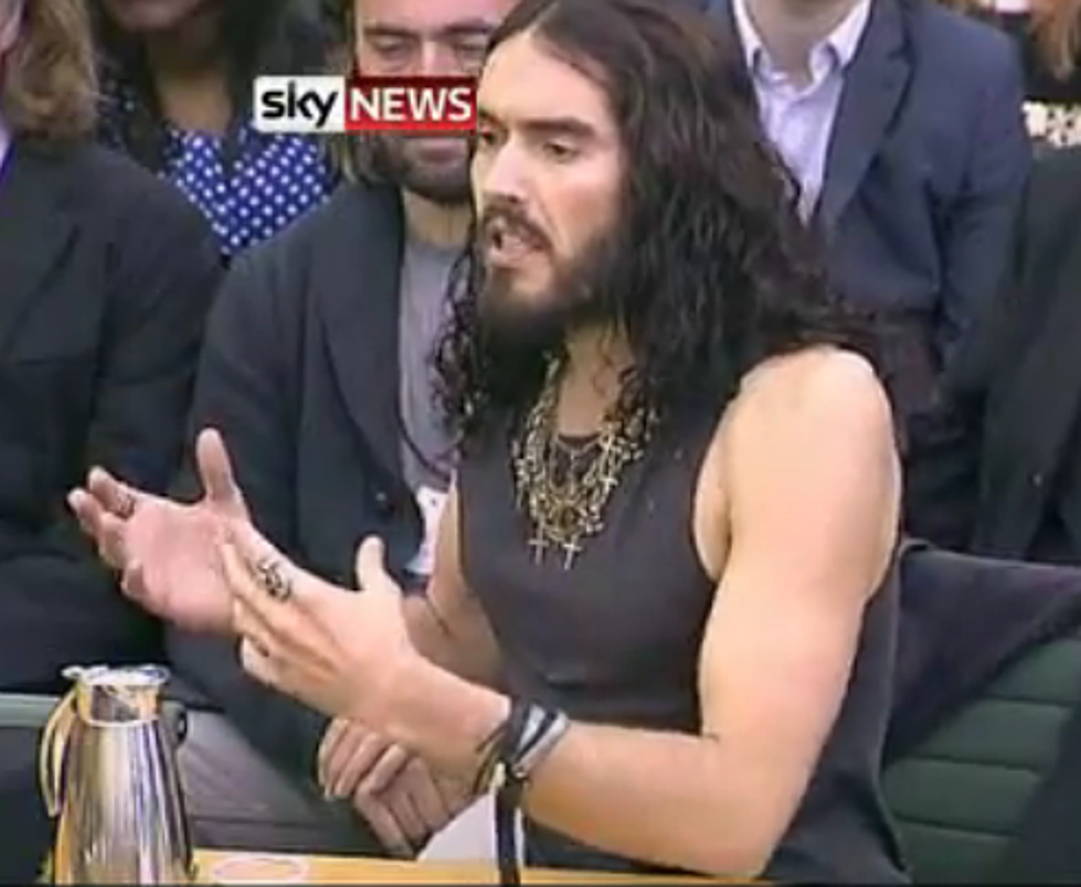Russell Brand Testified About Drugs at a Parliamentary Hearing [VIDEO]