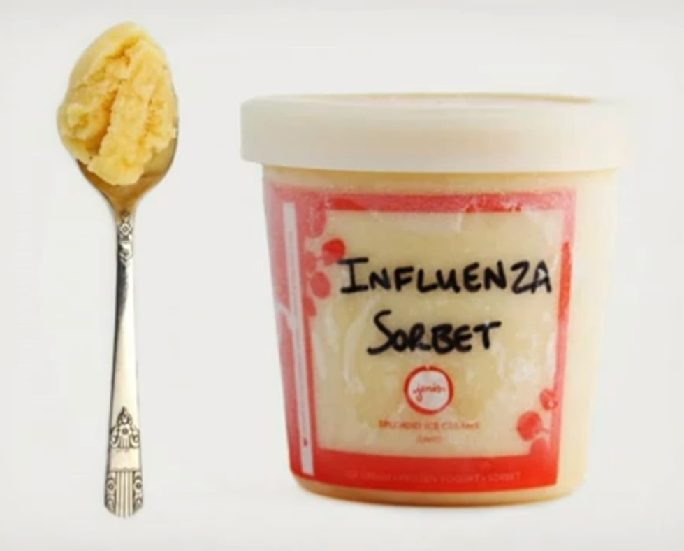 Relief From The Flu Never Tasted So Good: Introducing Influenza Sorbet [VIDEO]