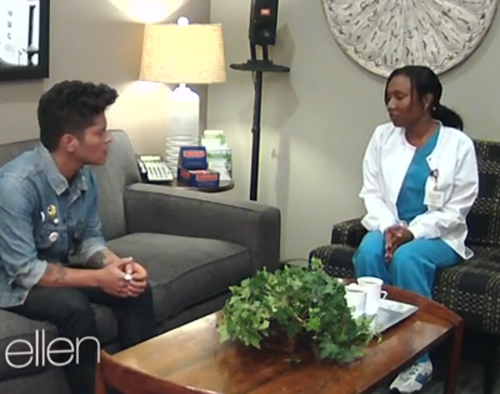 Ellen DeGeneres and Bruno Mars Pull the Ultimate Prank on a Nurse [VIDEO]