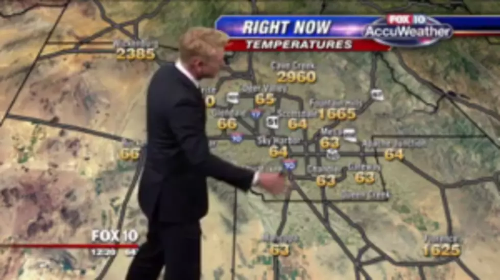 TV Weather Report Goes Awry When Ridiculous Temperatures Appear on the Green Screen