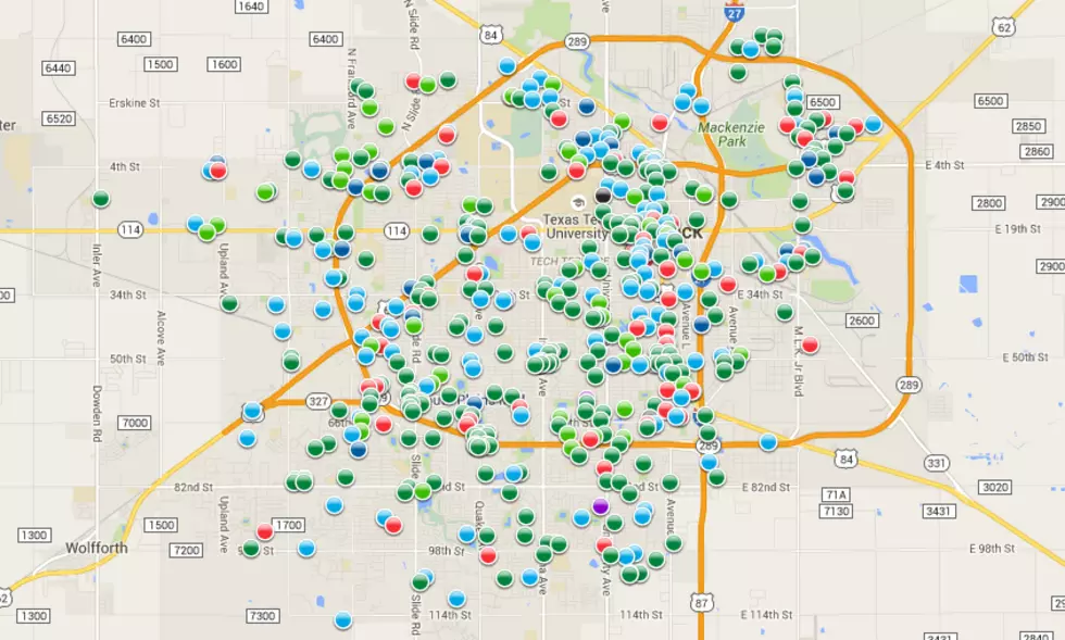 See How Much Crime Lubbock Has in a Month