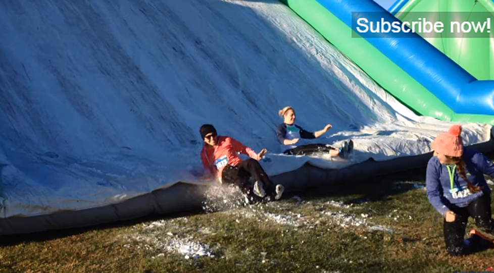 You Probably Missed the Ice Slide at Lubbock’s Insane Inflatable 5K This Weekend [VIDEO]