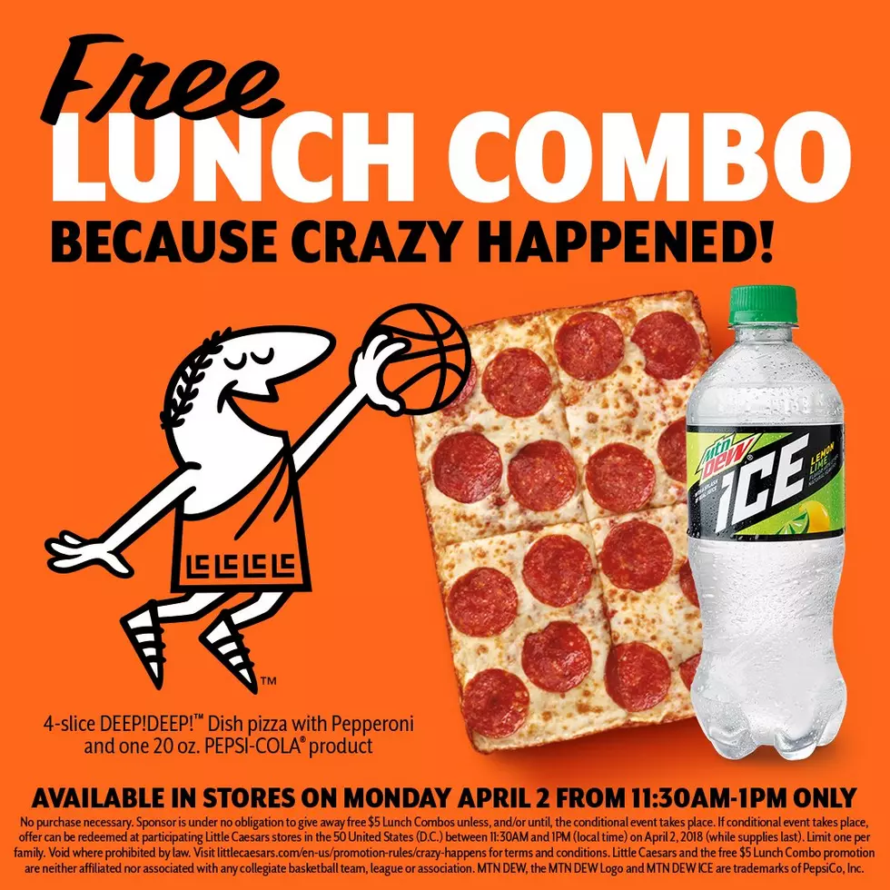Everyone Gets Free Lunch at Little Caesars on April 2nd