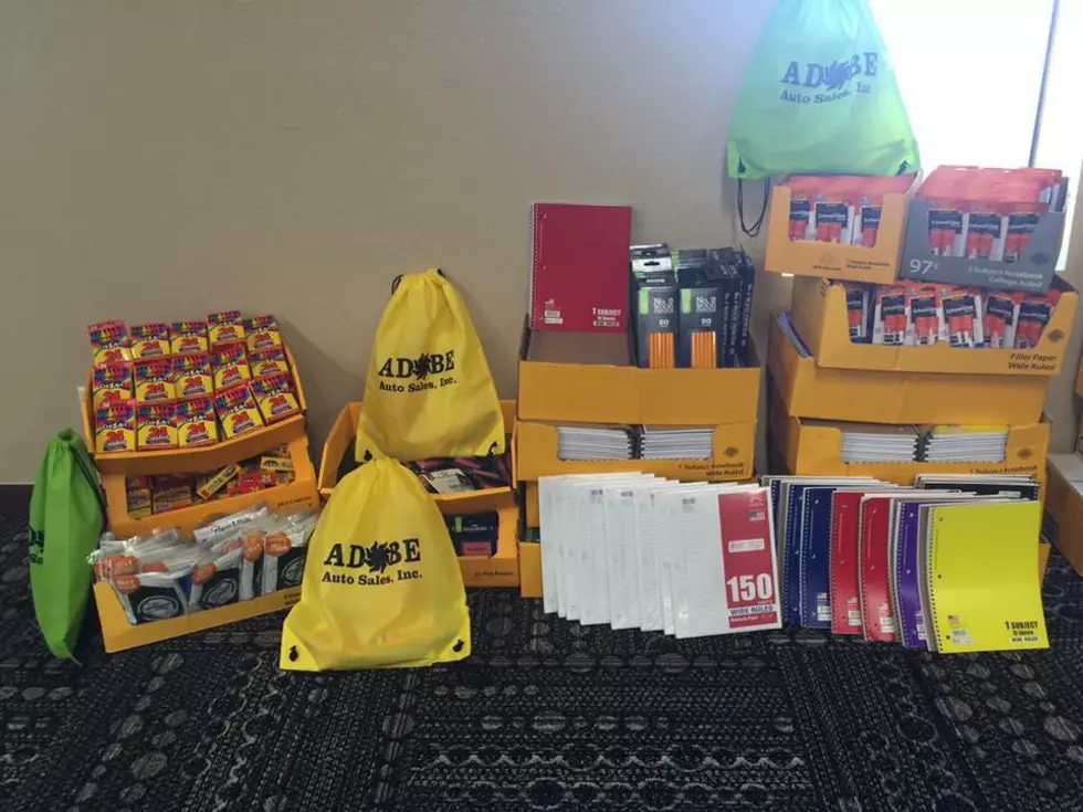 Adobe Auto Sales Is Helping Lubbock Kids With Free School Supplies