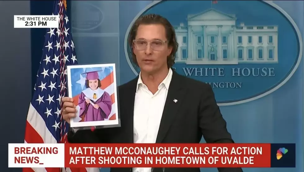 Watch Uvalde Native Matthew McConaughey’s Emotional Speech About the Robb Elementary School Shooting