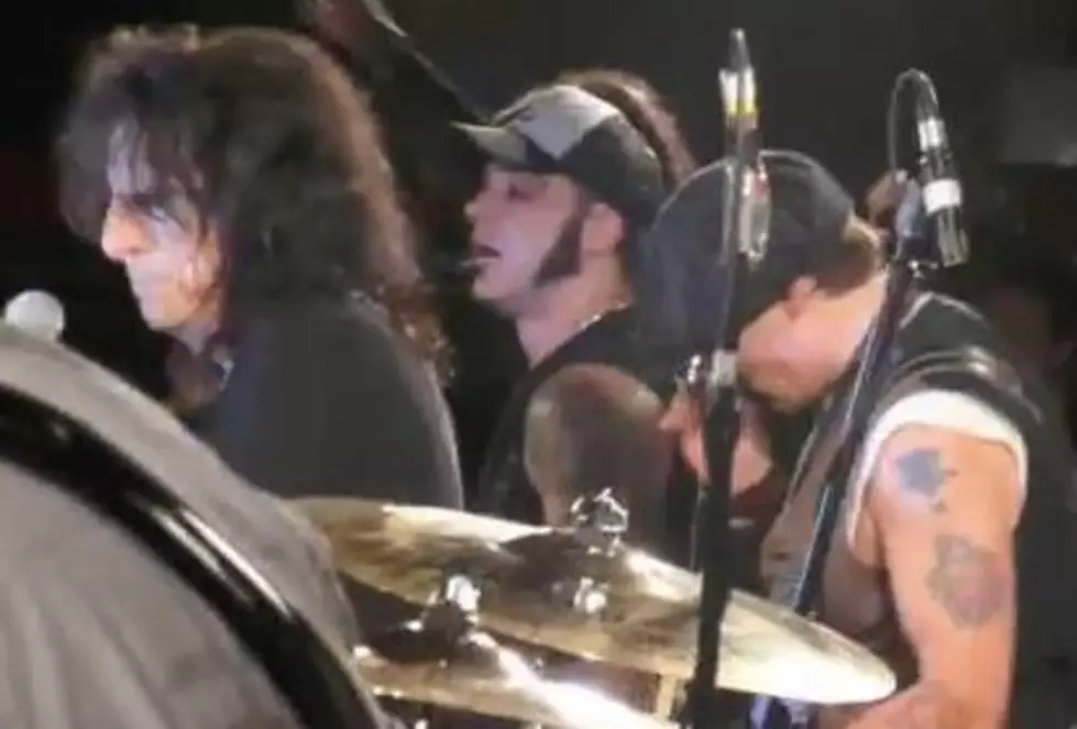 Johnny Depp Jammed with Alice Cooper in London [VIDEO]