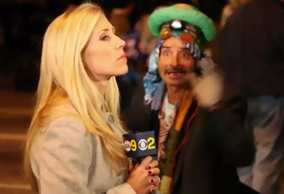 That News Reporter Who Talked Gibberish Got Heckled by a Crazy Occupy L.A. Protester [VIDEO]