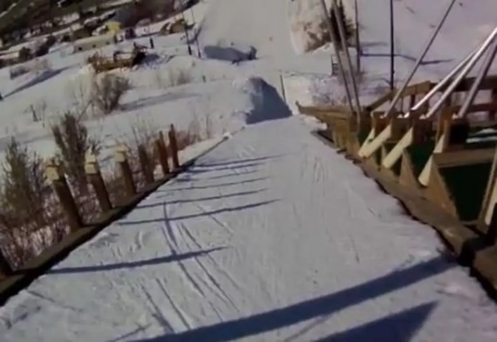 A Video of a Ten-Year-Old Going Off a Ski Jump for the First Time Is Getting a Ton of Hits on YouTube