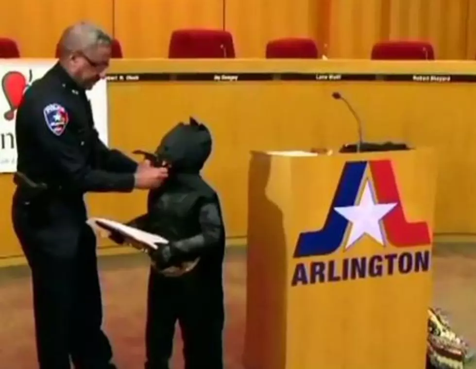 Police and Firemen in Arlington Teamed Up to Grant a Sick Kid’s Wish to Be Batman for a Day and Foil a Robbery