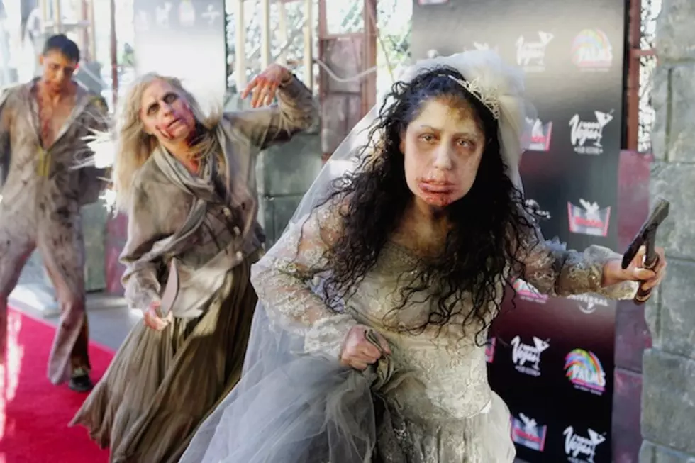 A Bunch of Celebrities Dressed as Zombies for the Red Cross