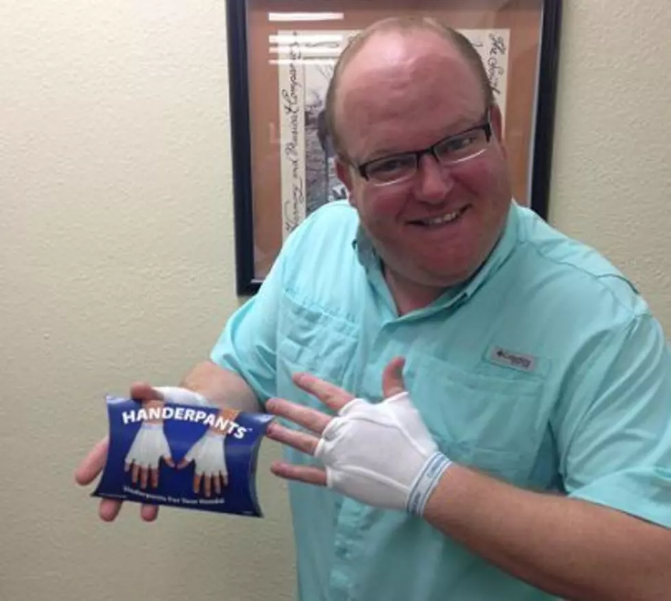Landon Makes a Fashion Statement with ‘Handerpants – The Underpants for Your Hands’!