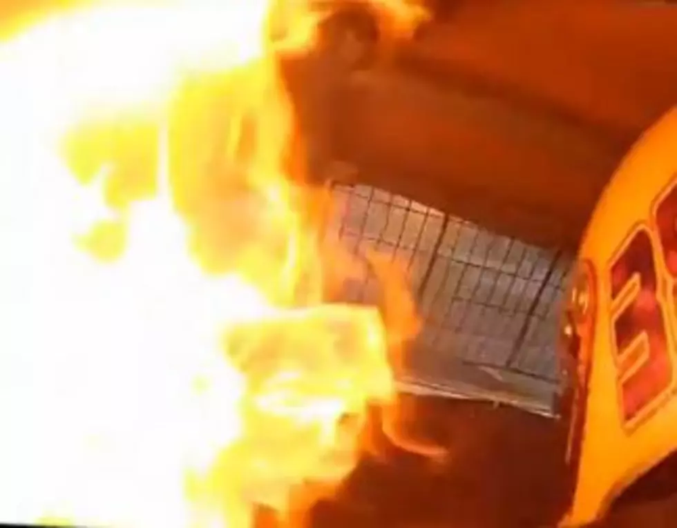 Here’s What It Looks Like From the Inside When Your Racecar Catches Fire