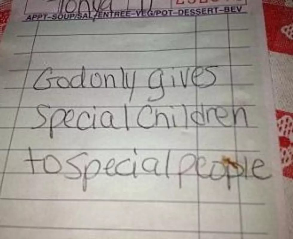 A Special Needs Child Threw a Tantrum in a Restaurant So Another Customer Paid for the Family’s Dinner and Left a Cool Note