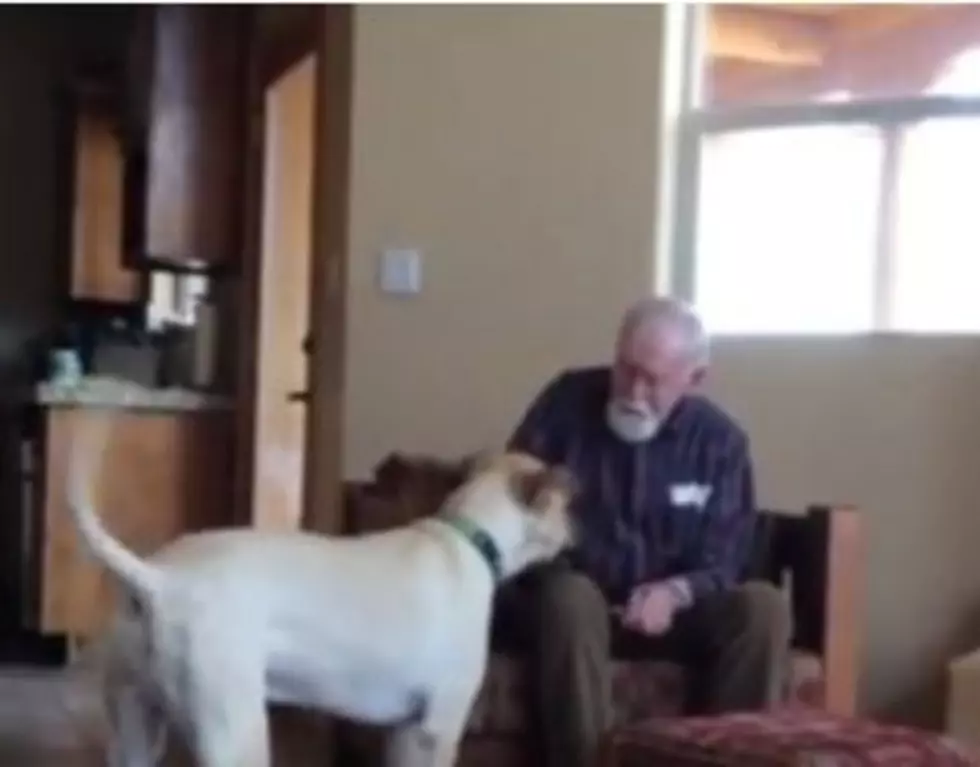 A Guy with Alzheimer’s Can’t Speak Anymore…Except to the Family Dogs