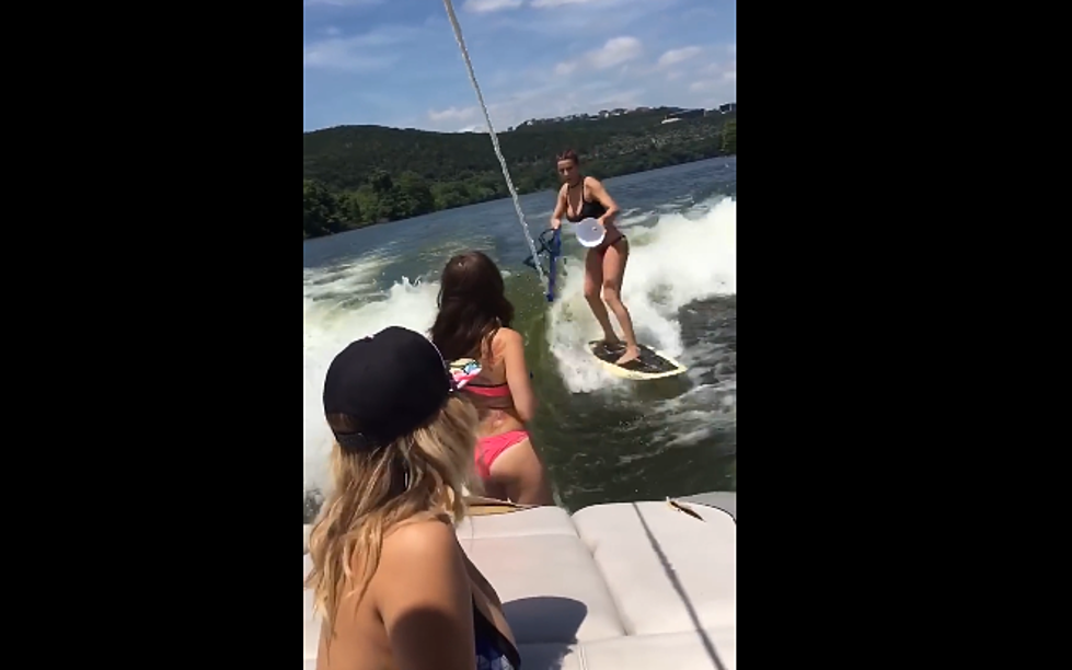 Beer Bong On a Wakeboard Means It’s Finally Lake Season in Texas [VIDEO]