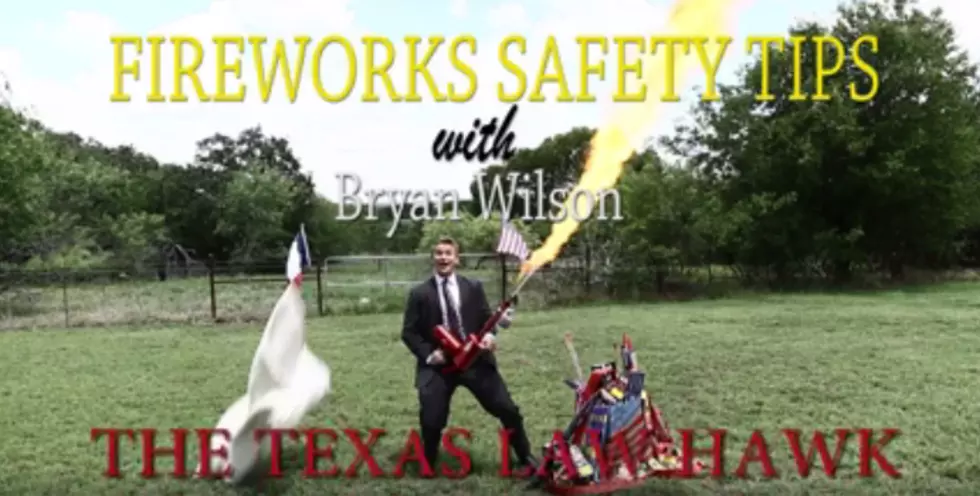 The Texas Law Hawk Is Back With Another Hilarious Video About Fireworks Safety [VIDEO]