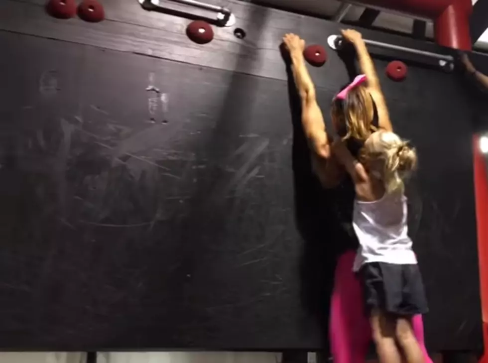 Watch ‘American Ninja Warrior’ Maggi Thorne Tackles Obstacle Course With a Kid On Her Back