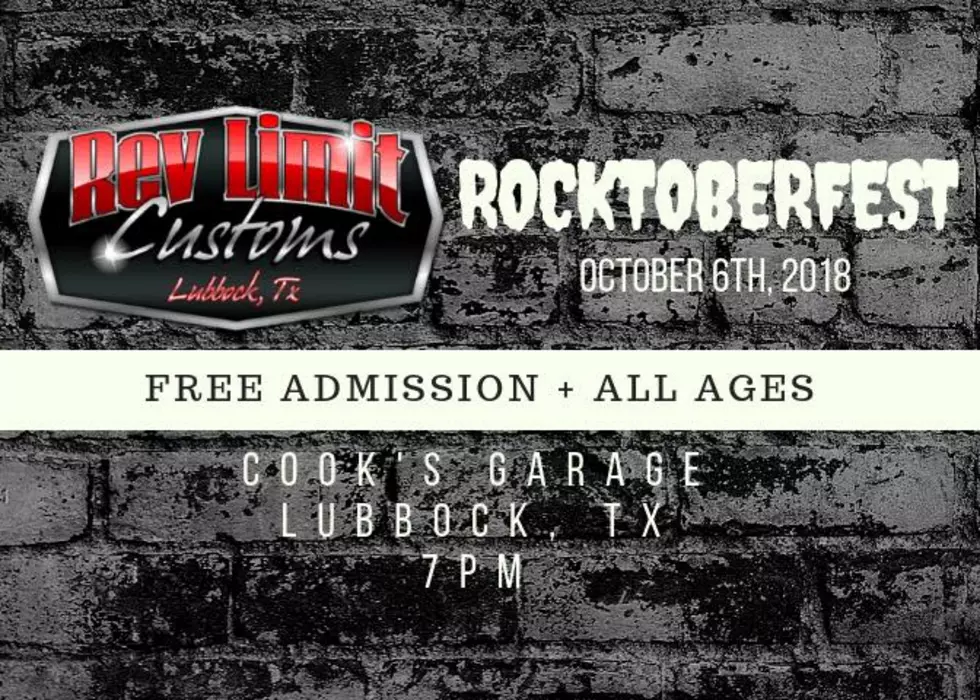 Rev Limit Rocktoberfest Is Saturday At Cook’s Garage